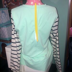 Lululemon Seawheeze crew fresh teal angel wing 4